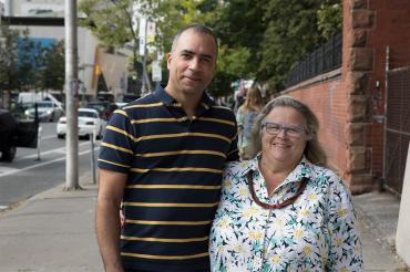 Anil Purandaré and Lise Watson from OSIA 