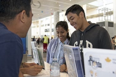 International students arrive at Pearson