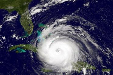 Satellite image of Hurricane Irma