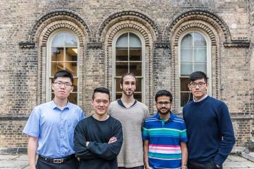 Photo of undergraduate codebreakers