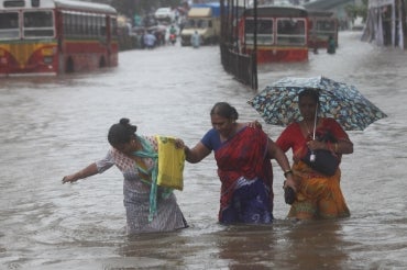 Photo of flooding in India