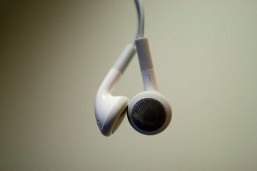 photo of ear buds