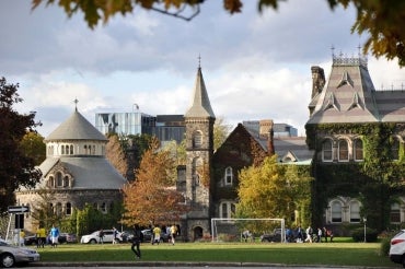 photo of University College and front campus