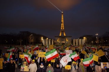 Photo of Paris protest