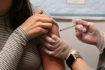 Photo of flu vaccine