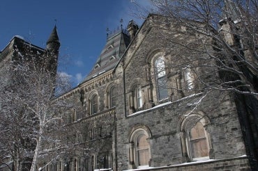 Photo of University College in winter