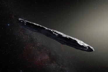 Photo of ‘Oumuamua, the rocky object