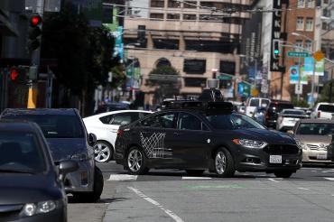 Photo of self-driving car