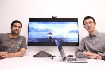 Photo of researchers Makarand Tapaswi and Yuhao Zhou