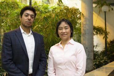 Photo of Mohammad Ali Amini and Xiao Yu (Shirley) Wu