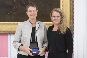 Photo of Tania Li and Julie Payette