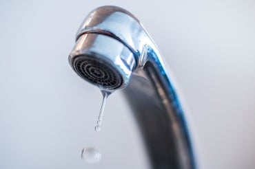 photo of water dripping from faucet