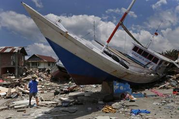 Photo of tsunami aftermath