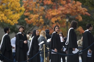 Photo of fall convocation