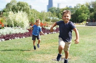Photo of boys running