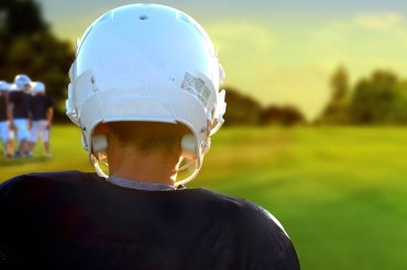 Photo of boy in helment