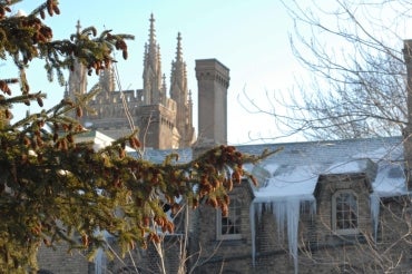 Photo of winter scene at U of T