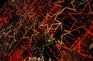 Photo of Christmas lights