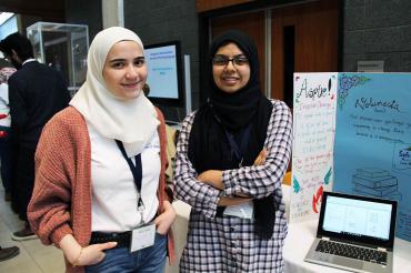 Photo of Dahlia Husrieh and Javeria Rizwa