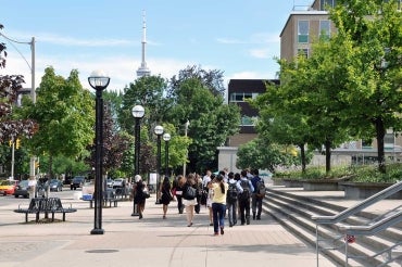 Photo of students at U of T