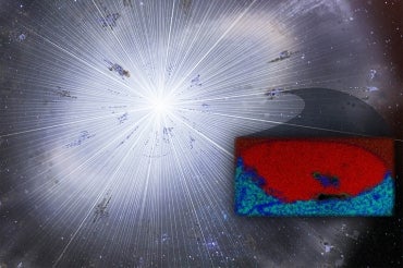 Illustration of grain of stardust