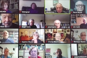 The Senior College book club meets online through Zoom The Senior College book club meets online through Zoom