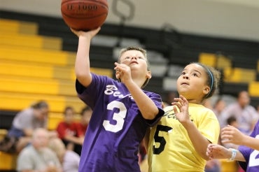 unified sport youth basketball game