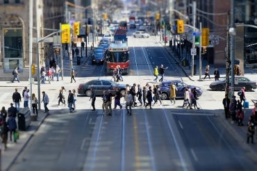 picture of a street in Toronto