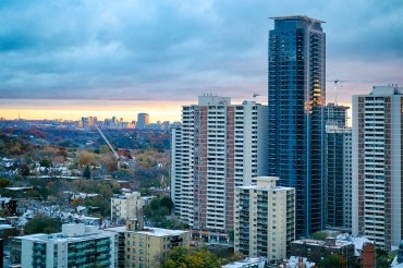 An image full of tall buildings