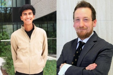 Dev'Roux Maharaj and Nicholas Zammit