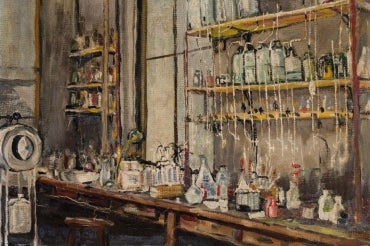 The Lab late on a winter's night