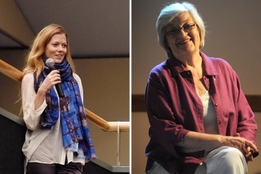 Barbara Hannigan and Mary Morrison