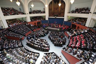 Convocation ceremony photo