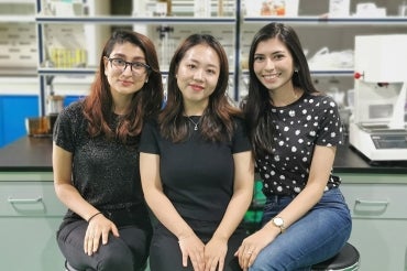 Photo of Kritika Tyagi, Chang Dong and Nuha Siddiqui