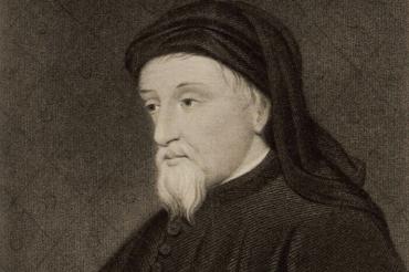 A portrait of Geoffrey Chaucer