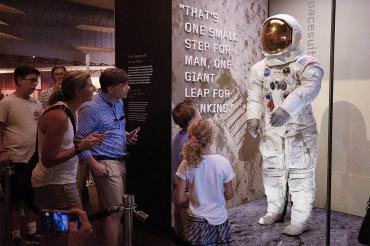 Photo of Neil Armstrong's Apollo 11 spacesuit 