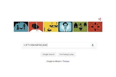 McLuhan Google Doodle