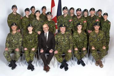 Faculty of Dentistry group photo of military graduates