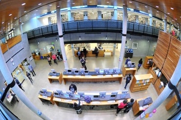 photo of UTSC library