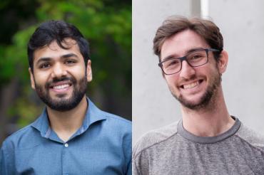 headshots of Kramay Patel and Chaim Katz