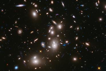 Photo of the galaxy taken by the Hubble telescope