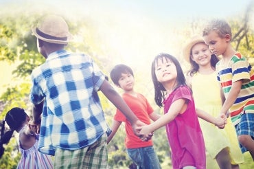 Photo of children playing