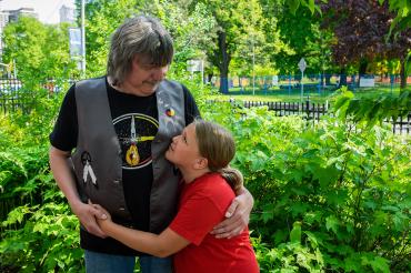 Photo of Roy Strebel and daughter Shay-Lee