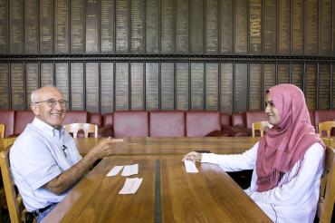 Joe Goren and Sakina Rizvi