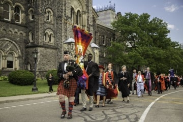 A procession near University College