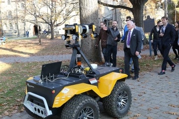 Photo of GM Canada head Steve Carlisle at U of T