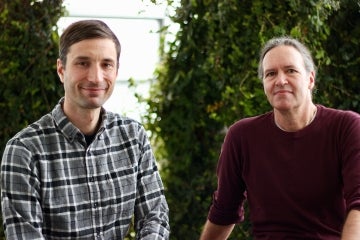 Photo of David Gallo and Grant Brown