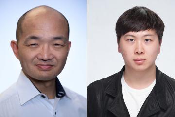 Professor Philip Kim and PhD student Jin Sub (Michael) Lee 