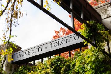 University of Toronto sign