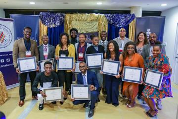 Group photo of the winners of the 2019 African Scholars Awards